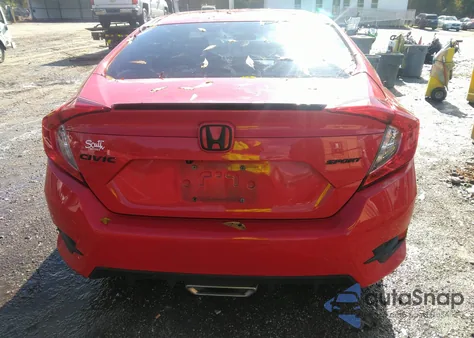 2019 Honda Civic Sport из США, поврежденный, VIN 2HGFC2F80KH560305